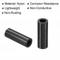 Patikil Round Spacer Washer 200 Pack Nylon 4 2mm Id X 7mm Od 25mm L For M4 Screws Block 3d Printer Tv Wall Mounting Electrical