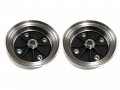 Atvpc Rear Brake Drums For Kawasaki Mule 3000 3010 4000 4010 2x4 4x4 41038-0035 Set Of 2