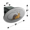 Snail Trail Slow Down Oval Tow Trailer Hitch Cover Plug Insert