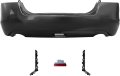 Rear Bumper Cover With Warning Lights And Bracket For 2013 2014 2015 Altima 