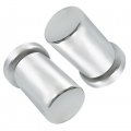 Wflnhb 20 X 33mm Push-on Chrome Nuts With Flange 3-3 8 Tall Replacement For Semi-trailers Trucks