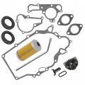 Caltric Crankcase Gasket Kit For John Deere Gx345 20hp Compatible With Kawasaki Fd611v 585cc 2002-2005