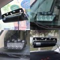 Sidaqi 24 Led 9 5 Amber White Traffic Advisor Strobe Lights Bar With 18 Flash Patterns Law Enforcement Emergency Hazard Warning