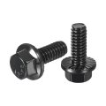 10 Pcs 1 4-20 X 5 8 In Flanged Hex Head Bolts 304 Stainless Steel Flange Hexagon Screws Grade For Machinery And Home Appliances 