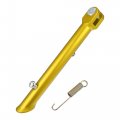 240mm Universal Motorcycle Kickstand Side Support Stand Aluminum Alloy Gold Tone 