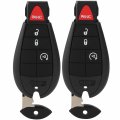 Ocpty 2pcs Remotes Key Fob For Jeep Cherokee 2014-2019 Gq4-53t