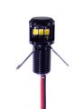 Instrument Panel Post Light Premium 12v 12 Vdc Red Led Dimmable 90 Degree Lamp 