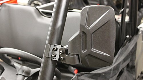 Breakaway Side View Mirrors 2pk For 2013 2016 Polaris Ranger Xp Crew 570 900 Windshield Mount Glass
