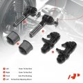 A-premium Set Of 6 Front Outer Tie Rod End Adjusting Sleeve Axle Pivot Bushing Compatible With Ford E-150 2003-2006 Club Wagon