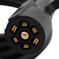 8 Ft 7 Pin Trailer Extension Wiring Harness With Plug Designed For Rv Trailers Caravans Food Vans And Other Towed Vehicles