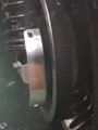 Eaccessories Ea Rolled License Plate Relocation Holder Bracket For Harley-davidson Street 2006-2025 Rear Axle Tag Mount 