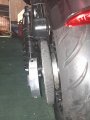 Rolled License Plate Relocation Holder Bracket For Harley Davidson Street 2006 2025 Rear Axle Tag Mount Chrome Aluminum 3 4 In
