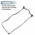 Uxcell Engine Valve Cover Gaskets For Honda Civic 2 Door Except Si 1996-2000 No 12341p2fa00 Black