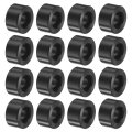 16pcs Aluminum Spacers 5mm Id X 9mm Od Length Screw Standoff Bushing Plain Finish Unthreaded Metal Round Spacer For M5 Bolts 