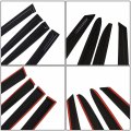 Waltyotur Smoke Side Window Vent Visors Rain Guards Replacement For Hyundai Veloster 2011 2012 2013 2014 2015 2016 2017