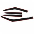 Waltyotur Smoke Side Window Vent Visors Rain Guards Replacement For Hyundai Veloster 2011 2012 2013 2014 2015 2016 2017