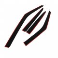 Waltyotur Smoke Side Window Vent Visors Rain Guards Replacement For Hyundai Veloster 2011 2012 2013 2014 2015 2016 2017