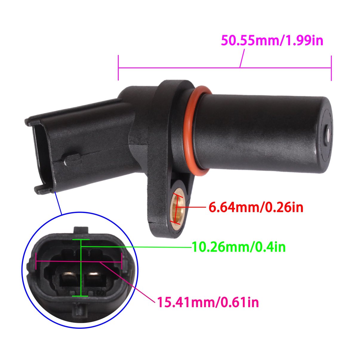 Camshaft Position Sensor 20513343 21426987 For Volvo Penta D11 D13 D16 And Mack Mp7 Mp8 Engines