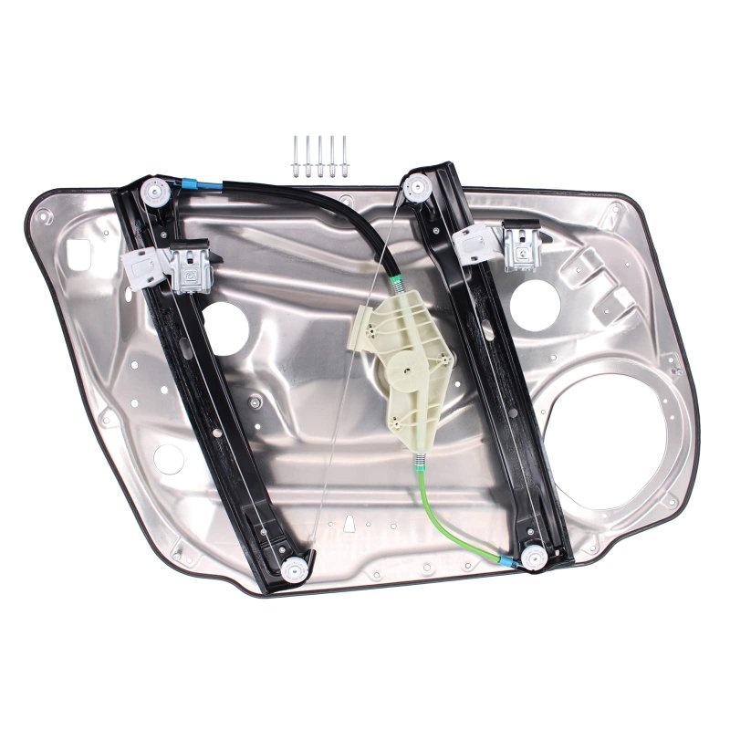Front Right Window Glass Regulator With Panel