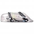 Front Right Window Glass Regulator With Panel