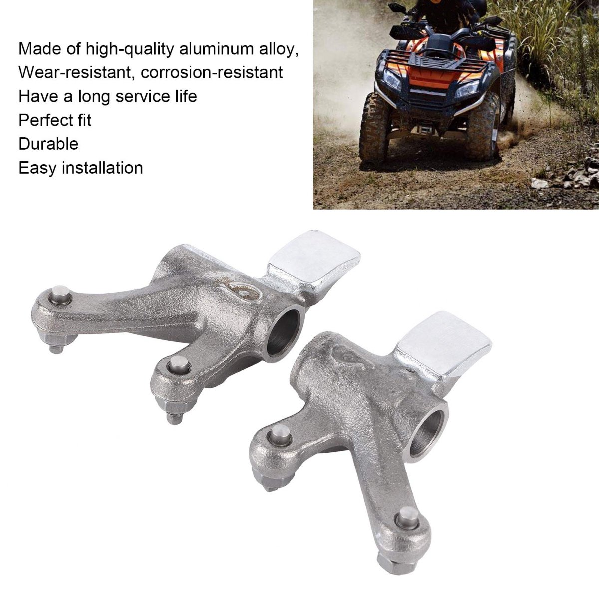 Valve Rocker Arms Intake And All Terrain Vehicle For Cf500 X5 Wear Resist Engine Parts Fit Linhai Atv 500 D Pack Of 2