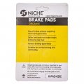 Niche Brake Pad Set For Kawasaki Z1000 Ninja 1000 43082-0119 43082-0113 43082-0147 Front Rear Organic