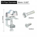 Uxcell 10pcs Conduit Hanger With Beam Clamp Fit For 5 8 16mm Pipe Support Bracket Cable Hangers I-beam