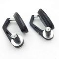 Hk Moto Black Silver 2x Adjustable Heavy Duty Street Bike Bar End Mirrors 7 8 For Bmw Suzuki Yamaha Honda Kawasaki Buell Ducati