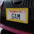 Just Bananas Pattern License Plate Tag Frame