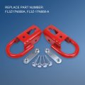 Jdmspeed New Towing Hook Red Front Pair Fl3z17n808a Fl37-17n808-a Replacement For Ford F-150 2015 2016 2017 2018 2019