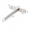 Uxcell Invisible Floating Shelf Brackets 4 100mm Hidden Blind Supports For Concealed Shelves Pack Of