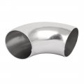 Uxcell 4pcs 201 Stainless Steel Hand Rail Elbow Fitting 32mm Tube