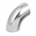 Uxcell 4pcs 201 Stainless Steel Hand Rail Elbow Fitting 32mm Tube