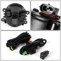 Compatible With 06-14 Suzuki Grand Vitara 06-12 Sedan Pair Of Bumper Driving Fog Lights Wiring Kit Switch Smoked Lens