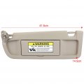 Aintier Warm Gray Sun Visor For 2006-2011 Honda Civic Without Sunroof Left Driver Side