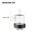 X Autohaux Universal Straight Motorcycle Master Cylinder Fluid Oil Reservoir Rear Brake Clutch Tank Cup For Scooter Atv Honda