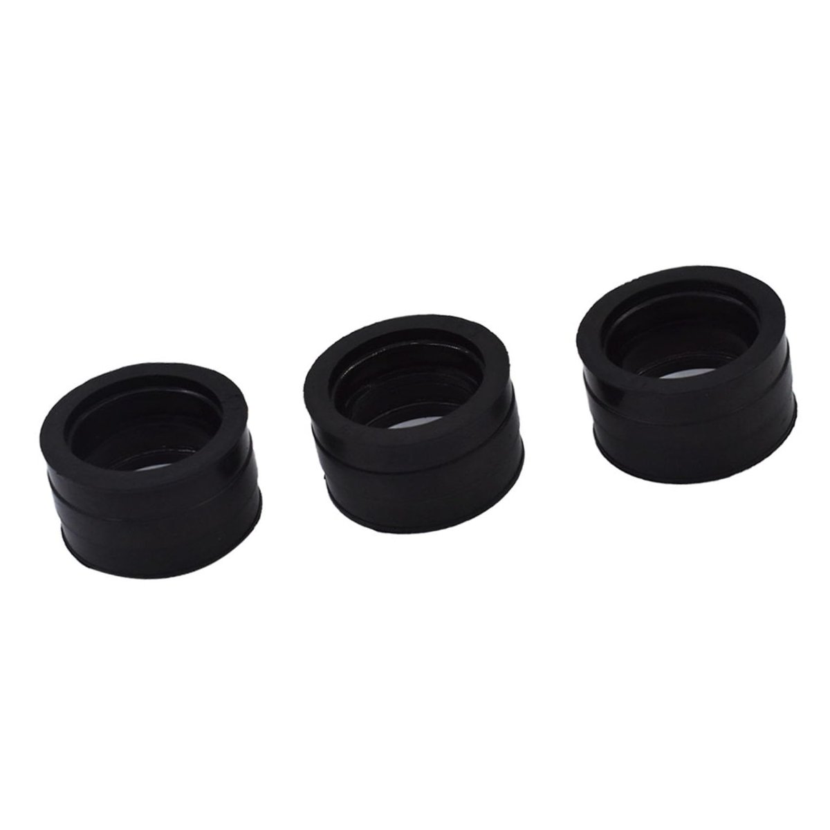 Carburetor Intake Boot Holder Set Replacement For Yamaha Xs850 1980 1981 Xs750 1978 1979 3 Piece Black