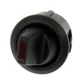 Illuminated Toggle Switch Black Plastic 20 Amp 12v On Off With Red Indicator Markings Alx-pau-mm-86305-cl360a50 For Car Door 