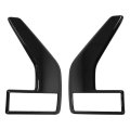 2 Pcs Gloss Black Front Driver And Passenger Side Fender Vent Cover For Ford F-150 2021-2022 R01307bg Modern Style 
