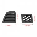 X Autohaux Car Front Air Vent Grille Cover Set Black For Dodge Charger 2006-2007 Magnum 2005-2007