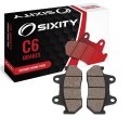 Sixity C6 Front Ceramic Brake Pads For Honda Cm400c Custom 1981 Complete Set 