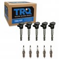 Trq Ignition Coil Iridium Spark Plug Kit Set For Volkswagen 2 5l L5 New 