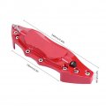 Qiilu 2pcs Caliper Covers Rear Brake Guard Protector Cover Universal For Wheel Hub 16in-17in Medium