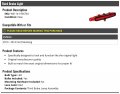 3rd Third Brake Light Led Type For 2010-2014 Ford Mustang