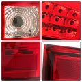 Labwork 1 Pair Of Left And Right Tail Lamp Lights Replacement For Chevy Silverado 1500 2500 3500 2003-2006 Red Brake Light
