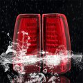 Labwork 1 Pair Of Left And Right Tail Lamp Lights Replacement For Chevy Silverado 1500 2500 3500 2003-2006 Red Brake Light