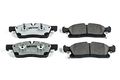 Z26-1455 Performance Carbon Fiber Ceramic Front Brake Pads With Installation Hardware For Dodge Durango 2011 To 20 Jeep Grand 