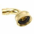 Hqrp 2-pack Universal Premium Stainless Steel Dishwasher Fill Hose With 3 8 Comp Connection And 90 Degree Mip Elbow Or 3 4