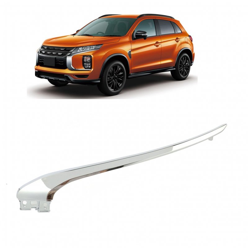 Mitsubishi Outlander Sport Rvr 2020-2022 Front Bumper Molding Cover Trim Upper Chrome Right 6407a420