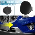 X Autohaux Car Front Bumper Tow Hook Cover Towing Eye Cap For Mazda Cx-5 2017 2018 2019 2020 2021 Kb8a50a11 Trailer Black